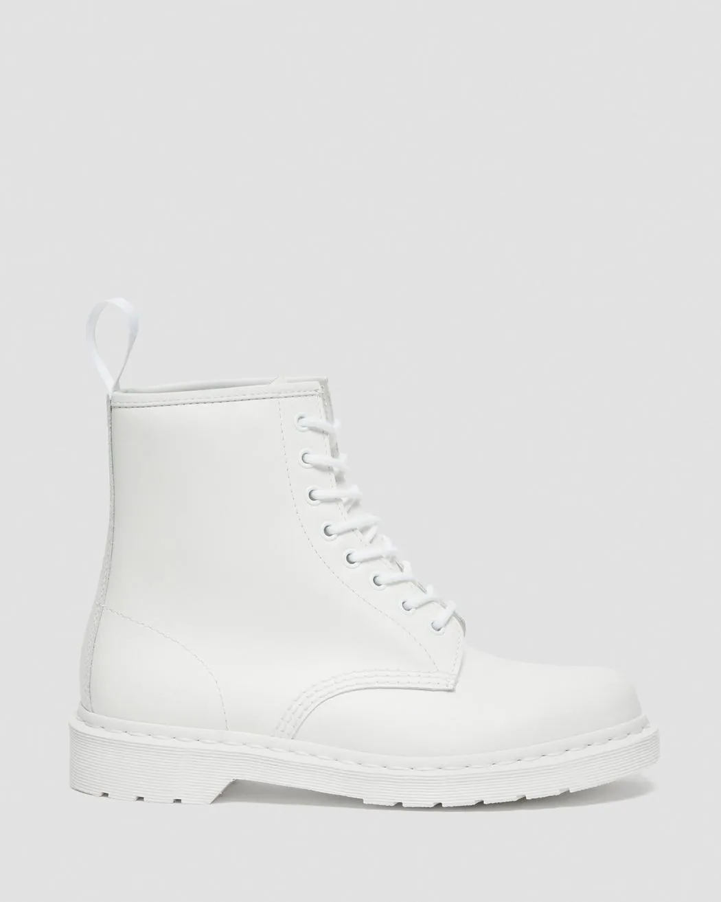 1460 Mono White Smooth Boot