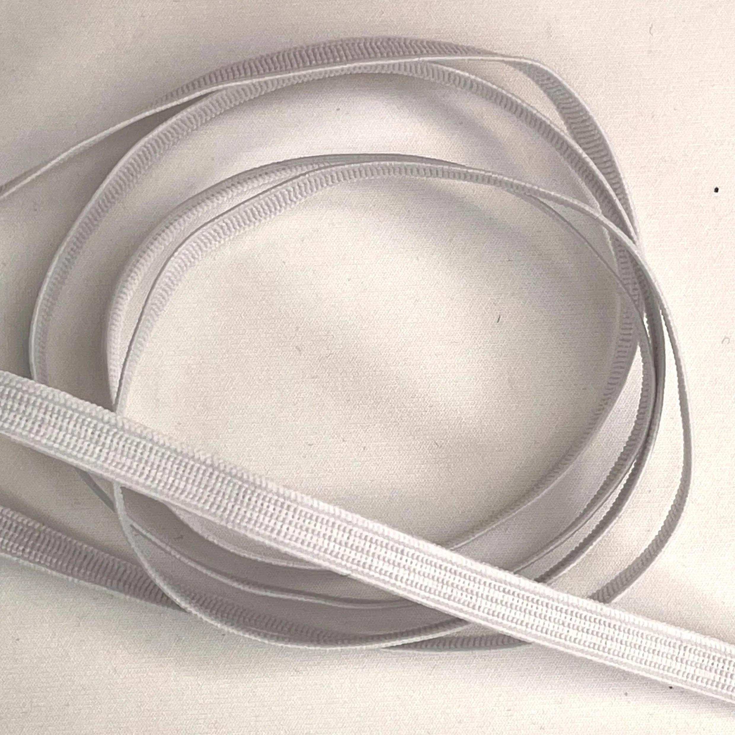 6mm White Long Life Swimwear Elastic