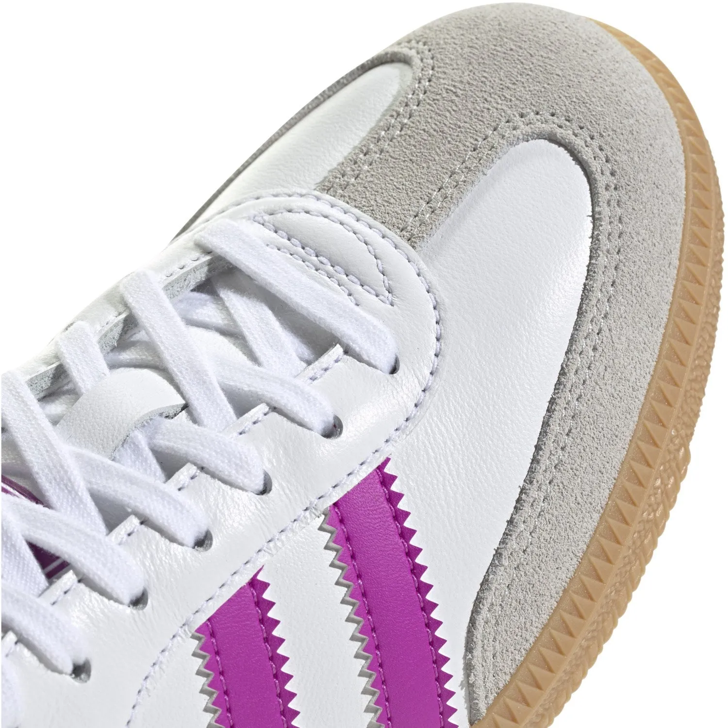 adidas Originals Ftwwht/Purbur/Gum3 Samba Og J Sneakers