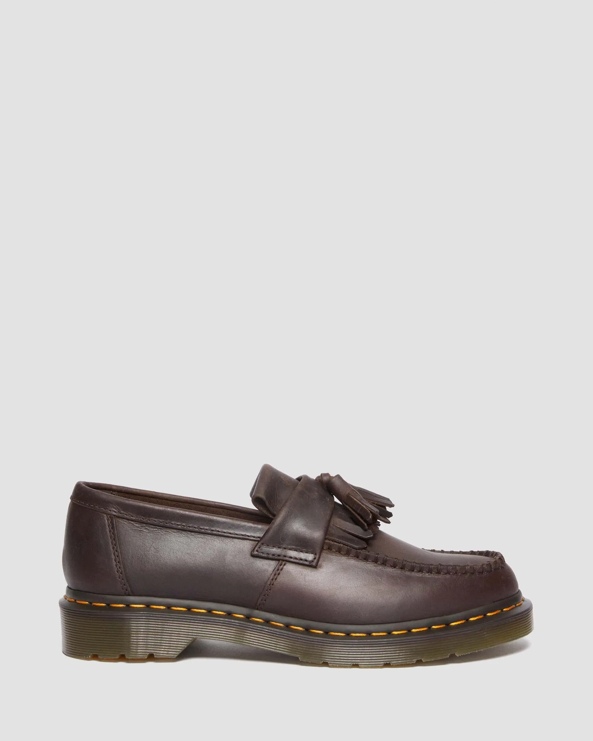 Adrian Crazy Horse Leather Tassel Loafers Dr. Martens