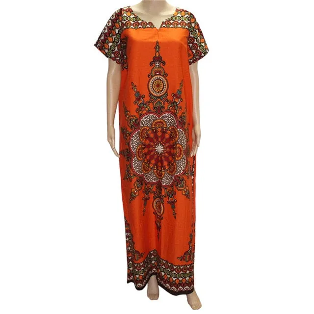 AfroFashion Women's African Dashiki elegant Ladies Dress