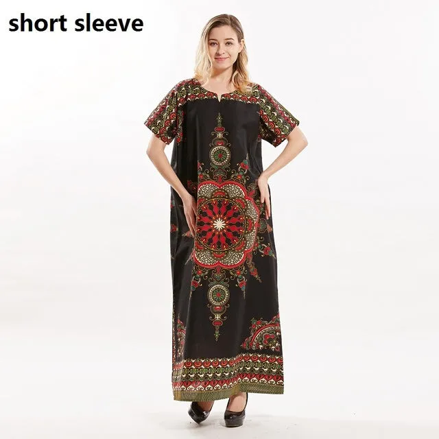 AfroFashion Women's African Dashiki elegant Ladies Dress