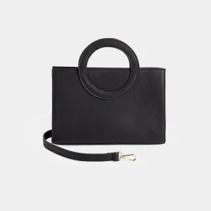 Ayesha Mini Tote   Crossbody - Black