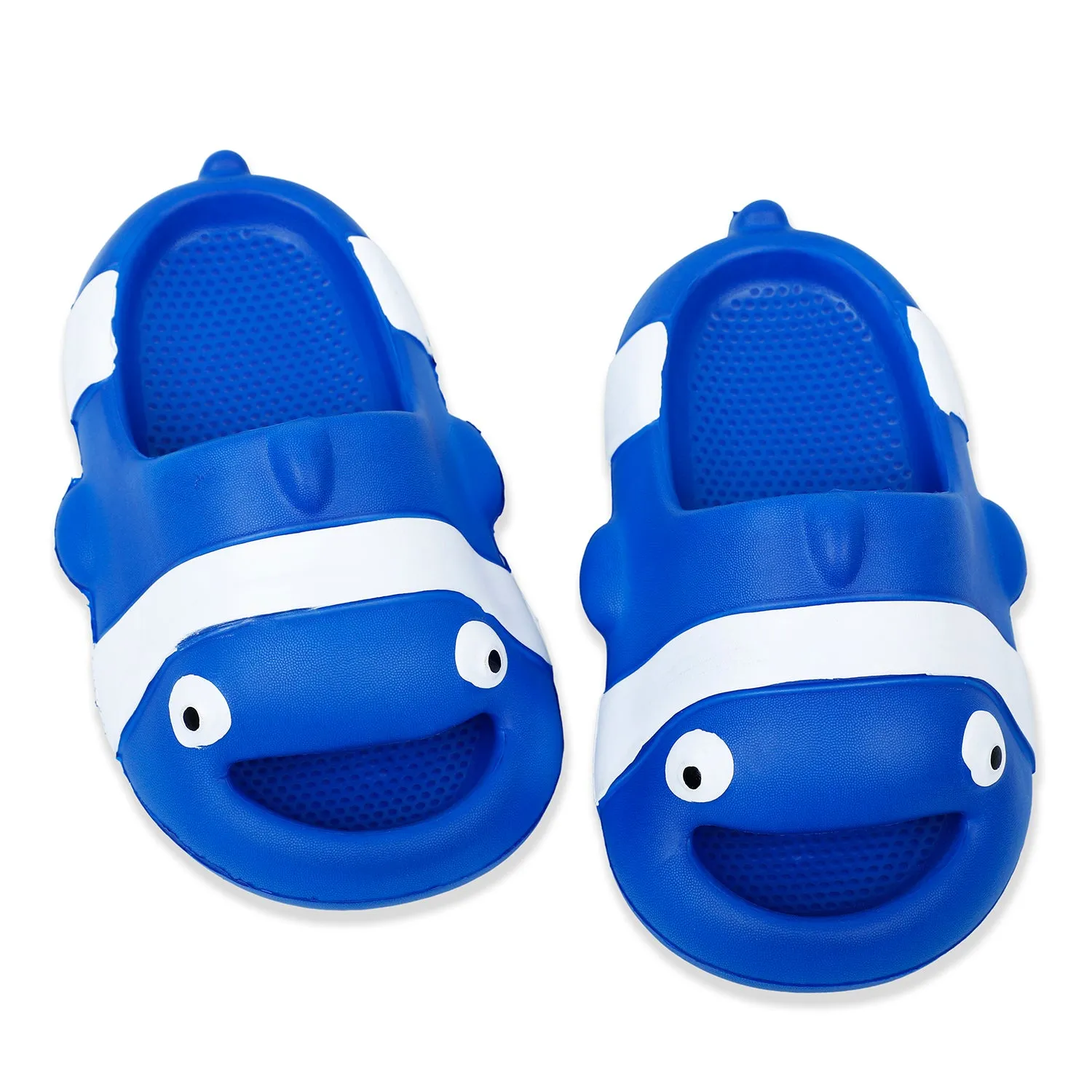 Baby Moo Nemo Waterproof Soft Slippers Anti-Skid Sliders - Blue