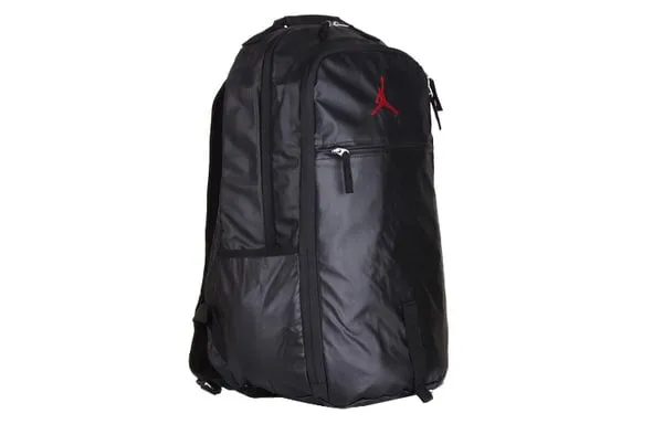 Backpack Air Jordan Basic Large Capacity multilayer backpack schoolbag Basketball, black