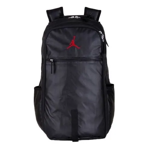 Backpack Air Jordan Basic Large Capacity multilayer backpack schoolbag Basketball, black