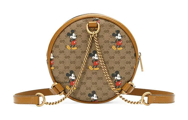 Backpack (WMNS) GUCCI xDisney GG Bag Creamy/Brown, beige