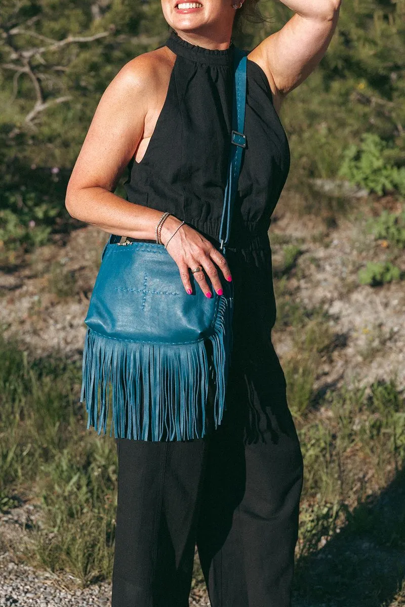 Birdie Fringe Crossbody Bag