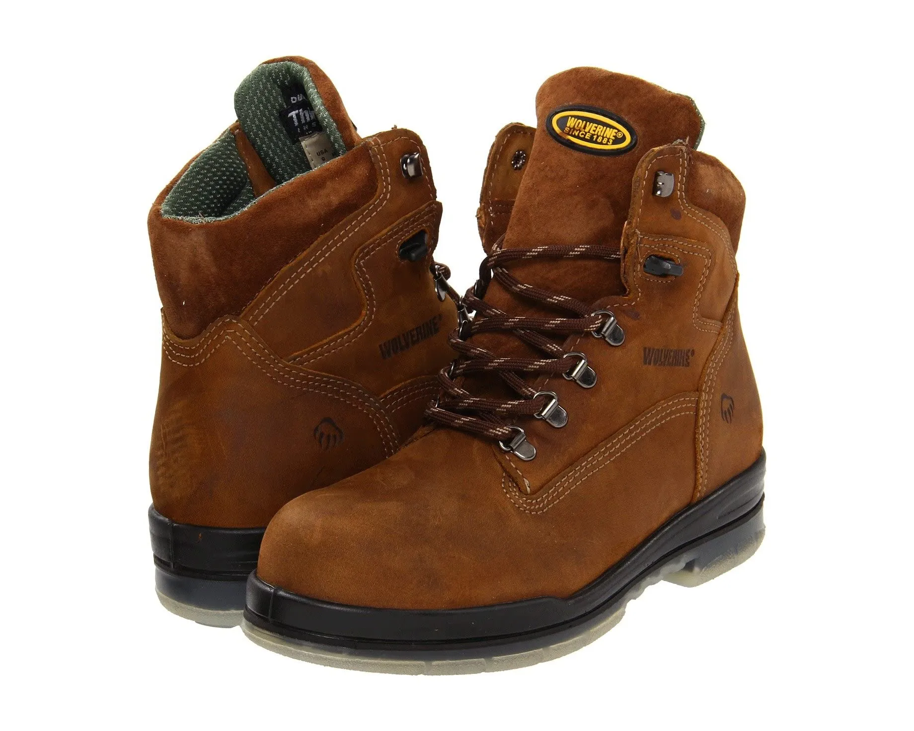 Boots 6" DuraShocks Insulated WP Boot Wolverine, stone