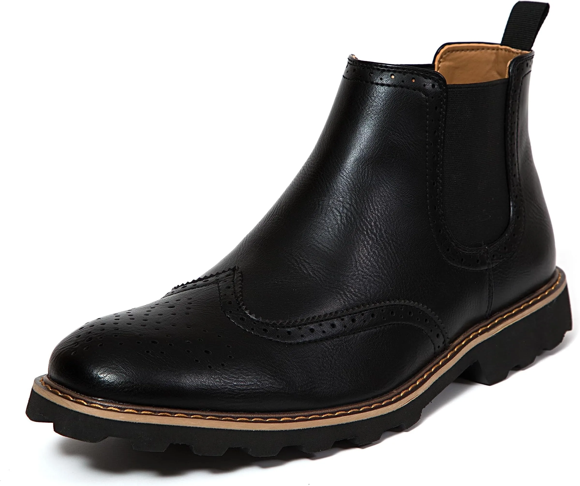 Brayden Deer Stags Chelsea Boots, Black