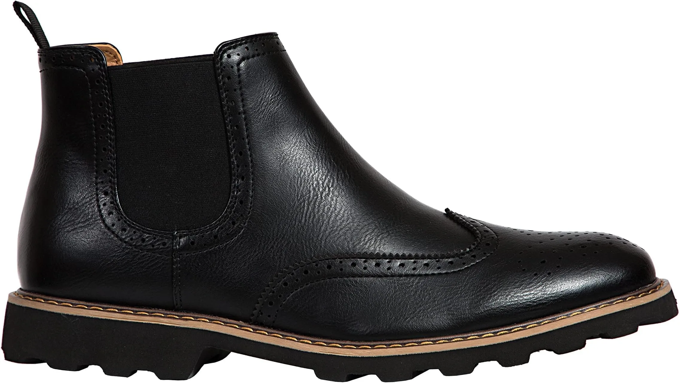 Brayden Deer Stags Chelsea Boots, Black