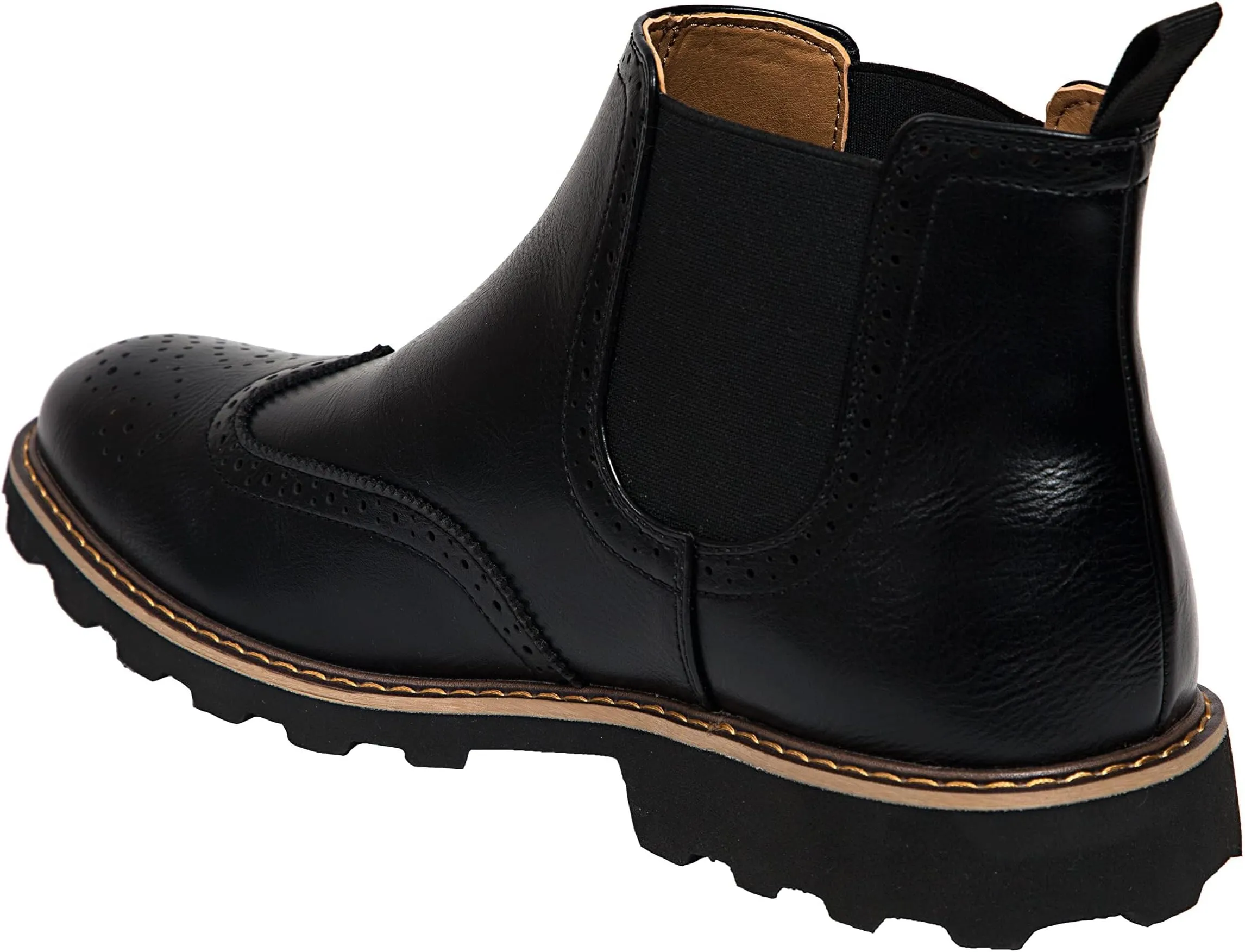 Brayden Deer Stags Chelsea Boots, Black