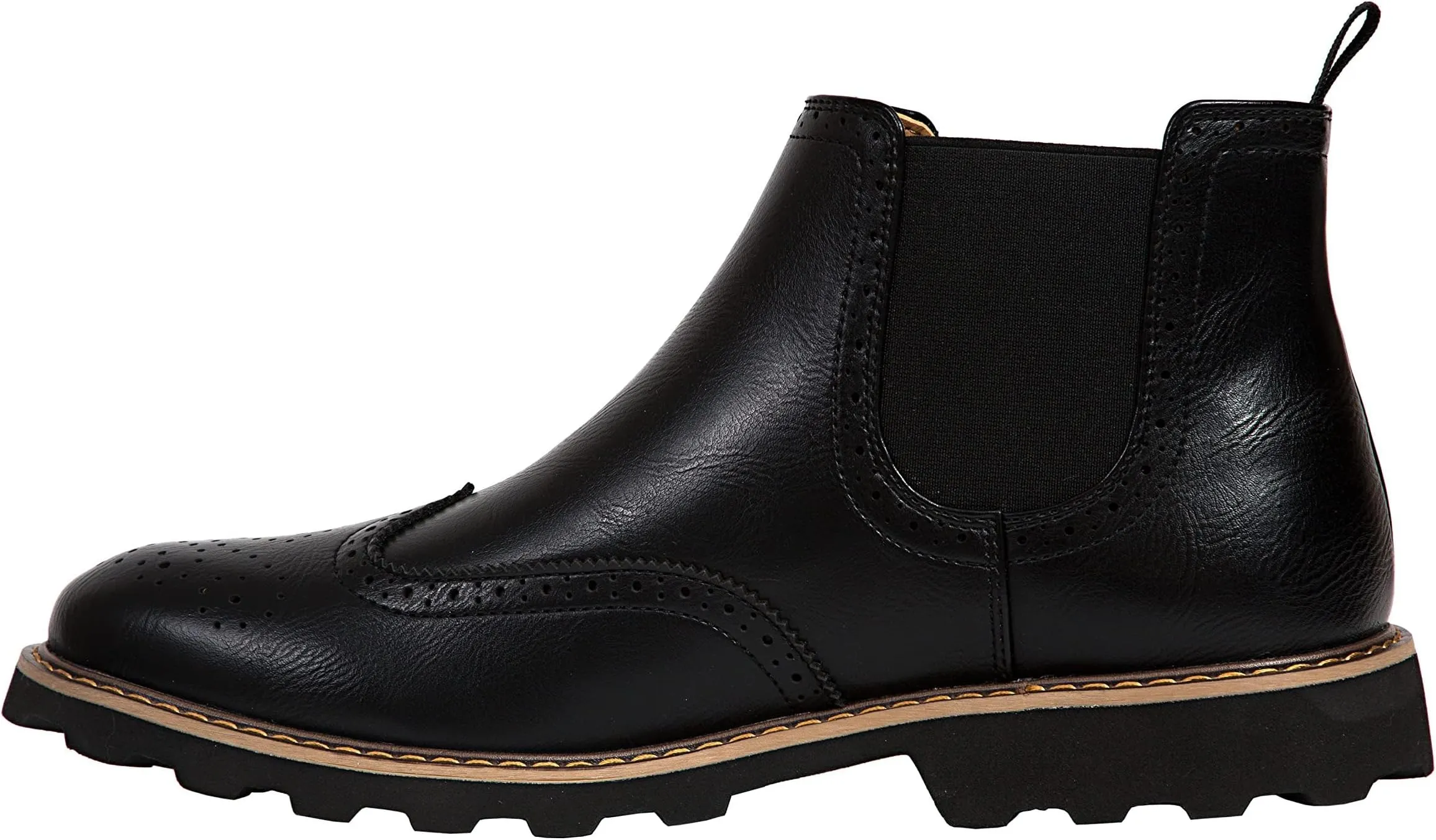 Brayden Deer Stags Chelsea Boots, Black