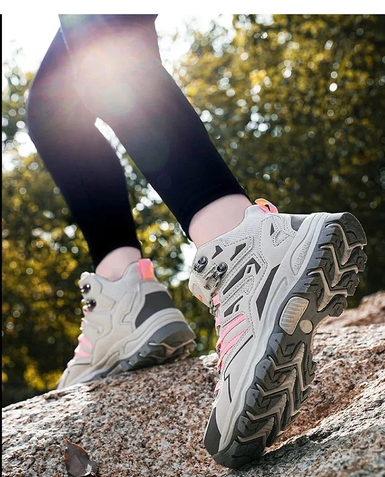 Breathable Waterproof Hiking Shoes for Men and Women