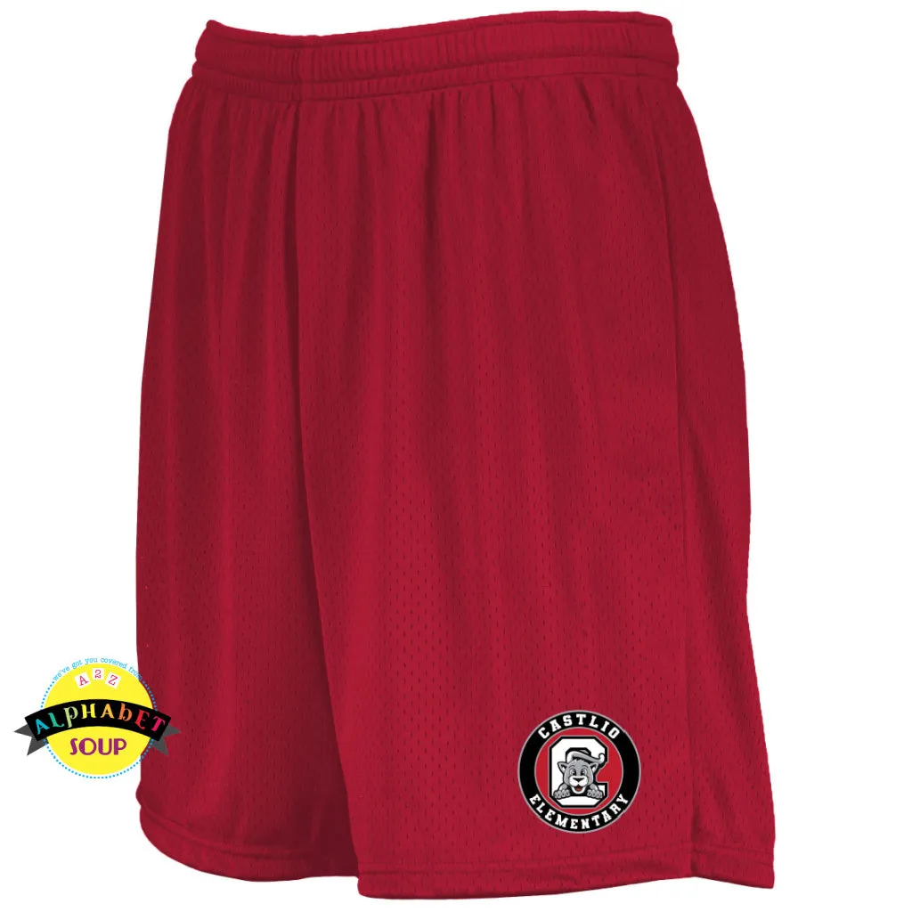 Castlio Elementary Youth and Adult Augusta Mesh Shorts