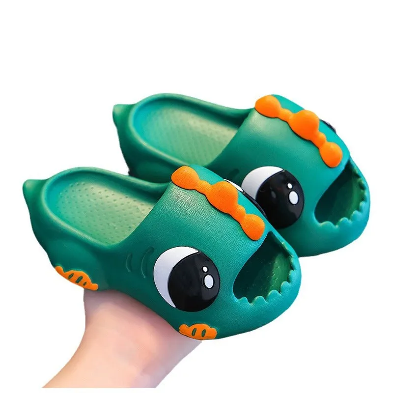 Children's sandals and slippers for girls, summer cartoon, cute, non-slip, soft-soled baby slippers for indoor bathing