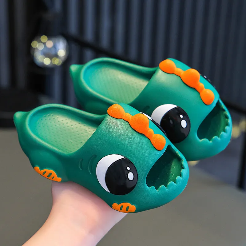 Children's sandals and slippers for girls, summer cartoon, cute, non-slip, soft-soled baby slippers for indoor bathing