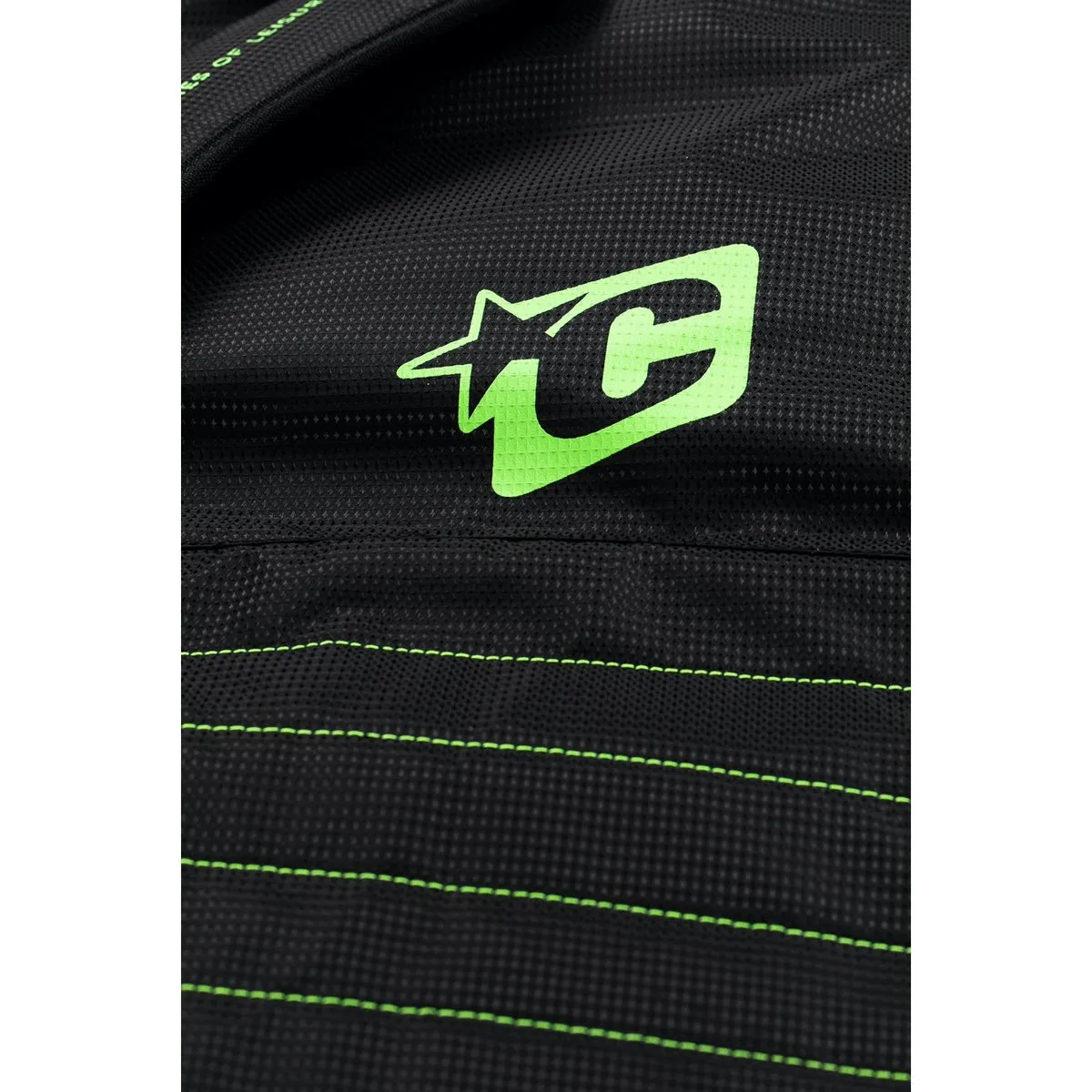 Creatures of Leisure board bag - Fish Double : Black Lime Hybrid/Fun