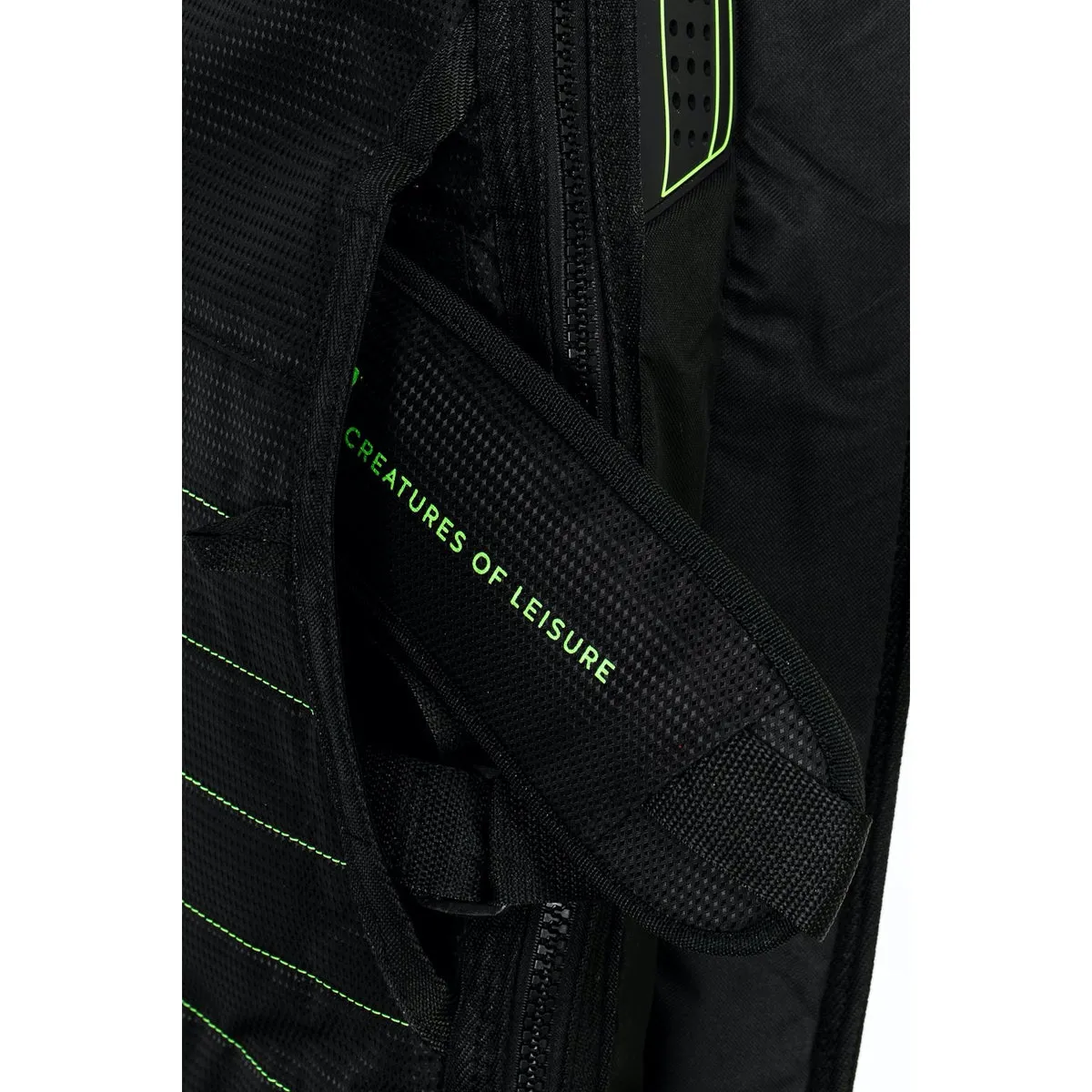 Creatures of Leisure board bag - Fish Double : Black Lime Hybrid/Fun