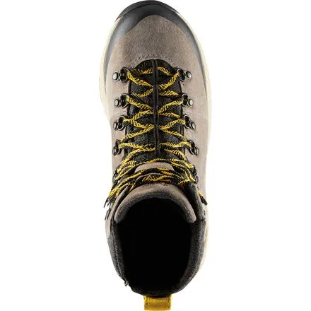 Danner women's Arctic 600 boots with side zip, color Driftwood/Yellow