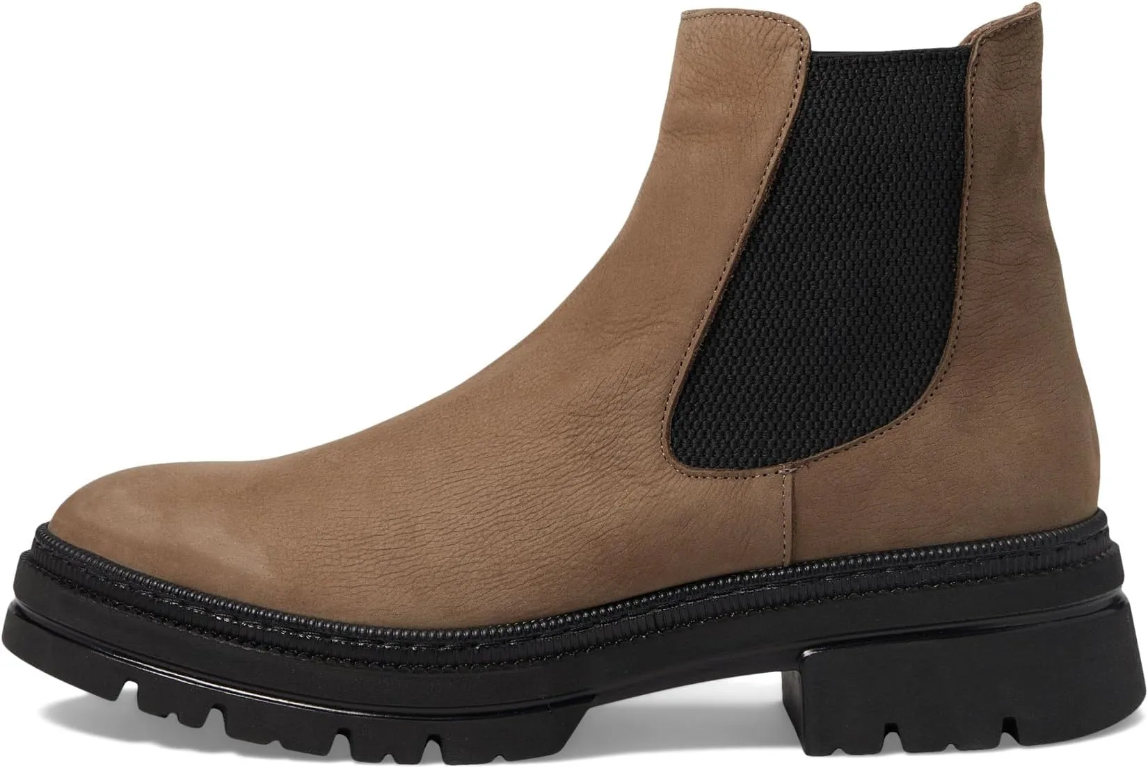 Darla Bueno Chelsea Boots, Taupe Nubuck