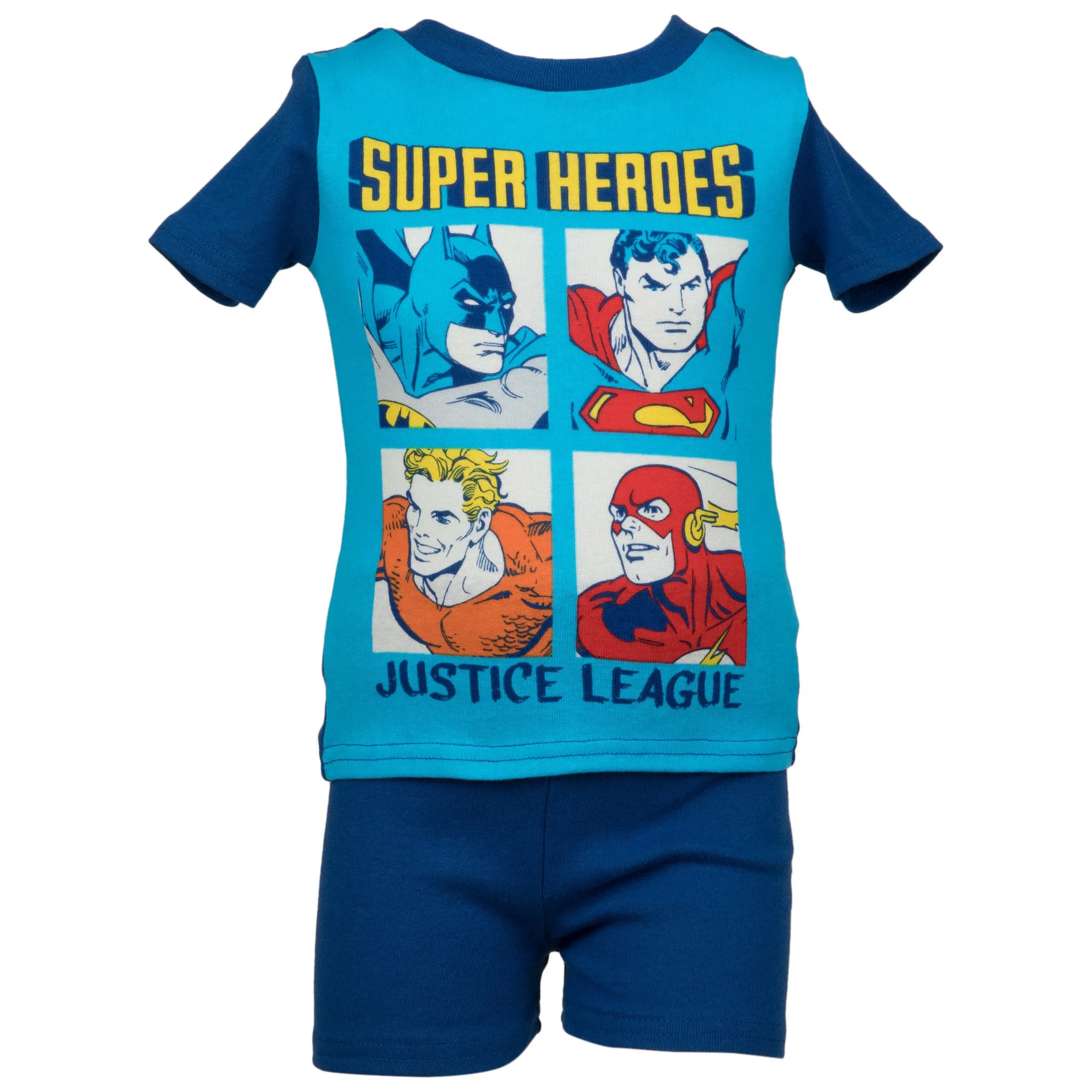 DC Super Heroes Justice League 4-Piece Toddler Pajama Set