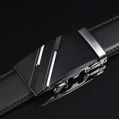 [DWTS]Designer Leather Strap Male Belt Automatic Buckle Belts For Men Girdle Wide Men Belt Waistband ceinture cinto masculino