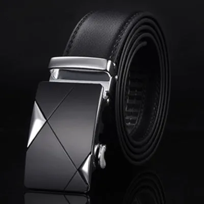 [DWTS]Designer Leather Strap Male Belt Automatic Buckle Belts For Men Girdle Wide Men Belt Waistband ceinture cinto masculino