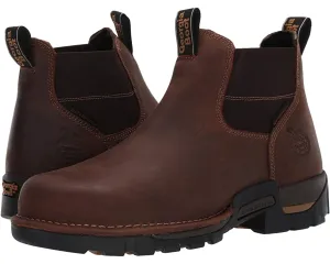 Eagle One Waterproof Chelsea Soft Toe Georgia Boot, brown