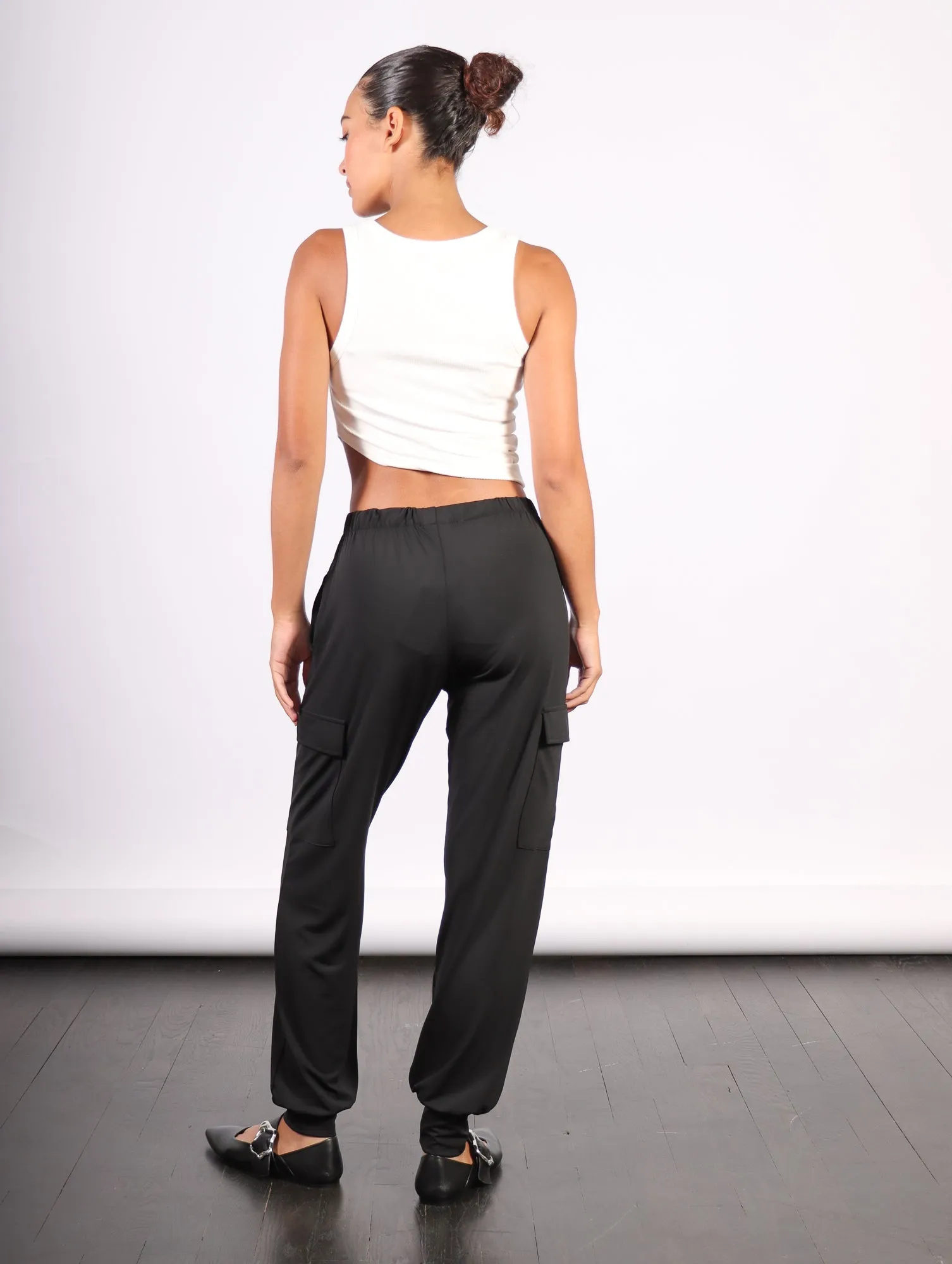 Easy Cargo Pants in Black by Planet