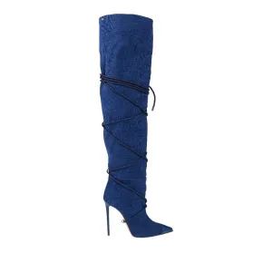 Elisabetta Franchi boots, blue