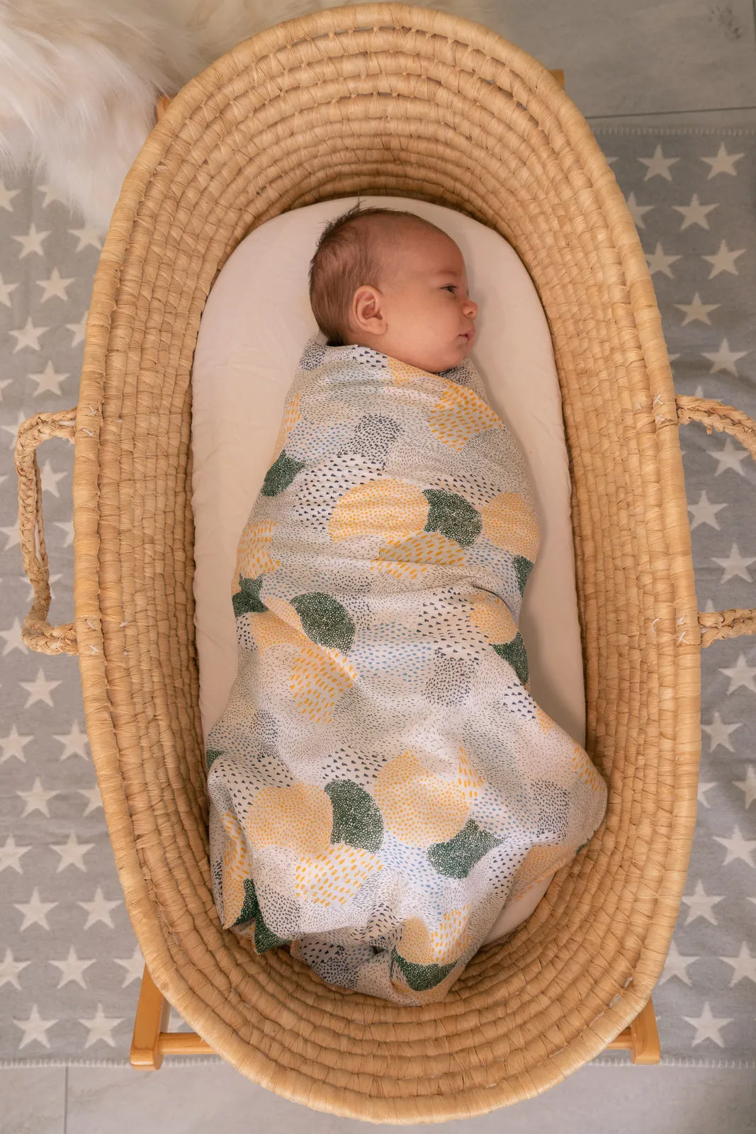 Emotion & Kids - Muslin Swaddle Wrap - Patches