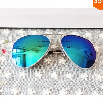 FOENIXSONG Brand New Aviator Pilot Men Sunglasses Sun Glasses for Women Oculos De Sol Mirrored UV Eyewear Goggles Gafas Cases