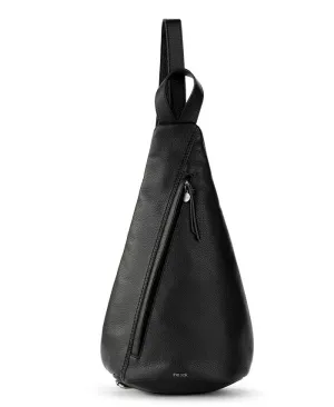 Geo The Sak Leather Backpack with Belt, Black