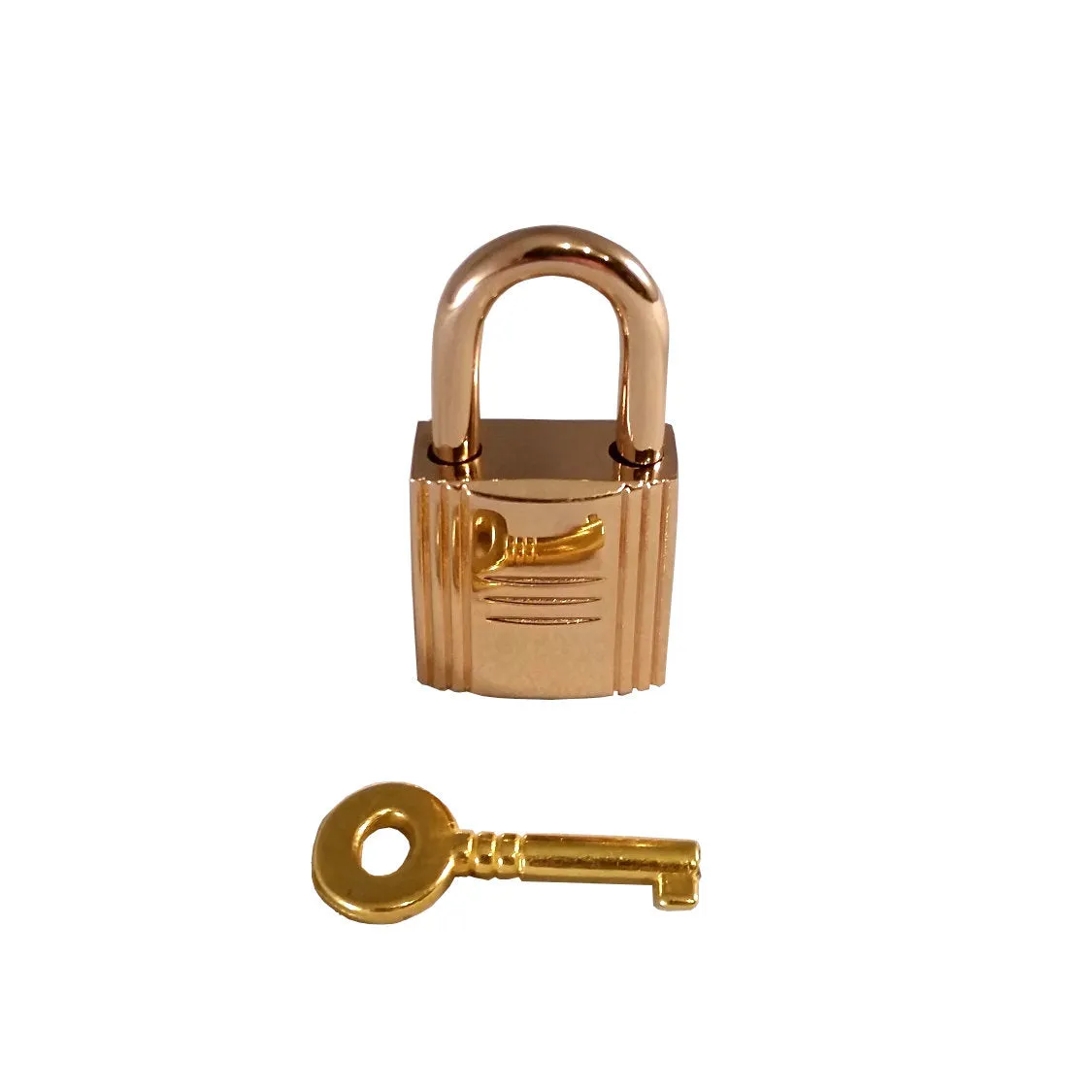 Gold Padlock & Key Handbag Purse Bag