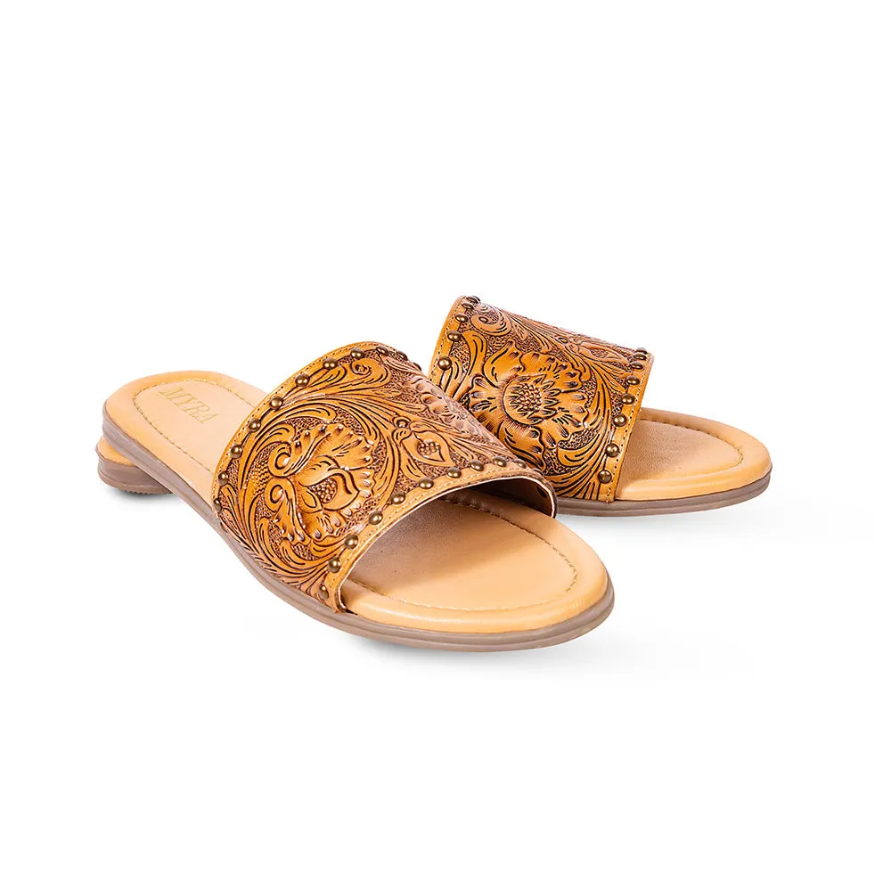 Kasandra Hand-Tooled Sandals