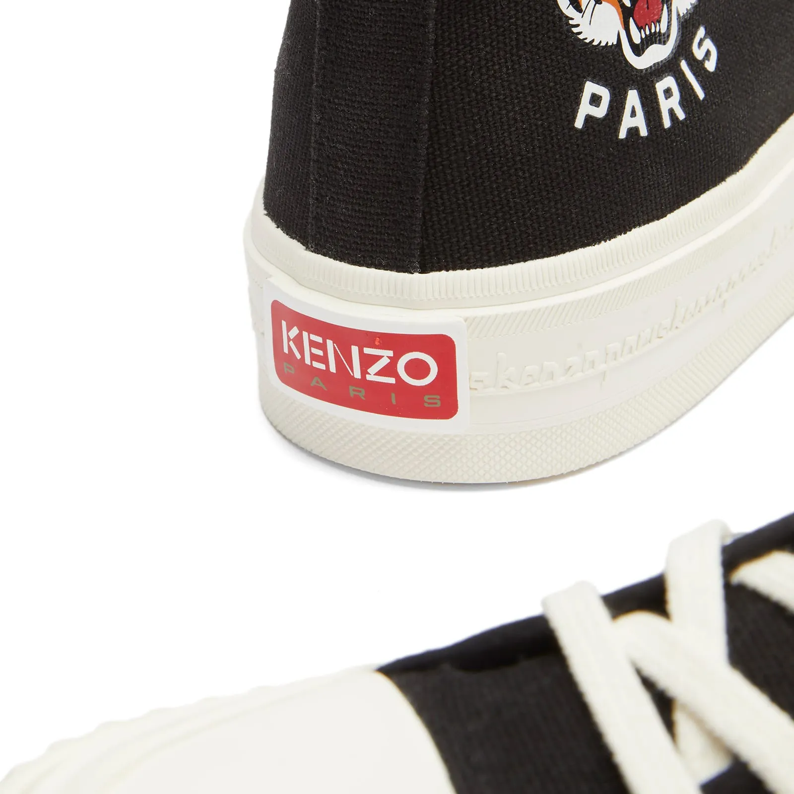 Kenzo High Top Canvas sneakers, black