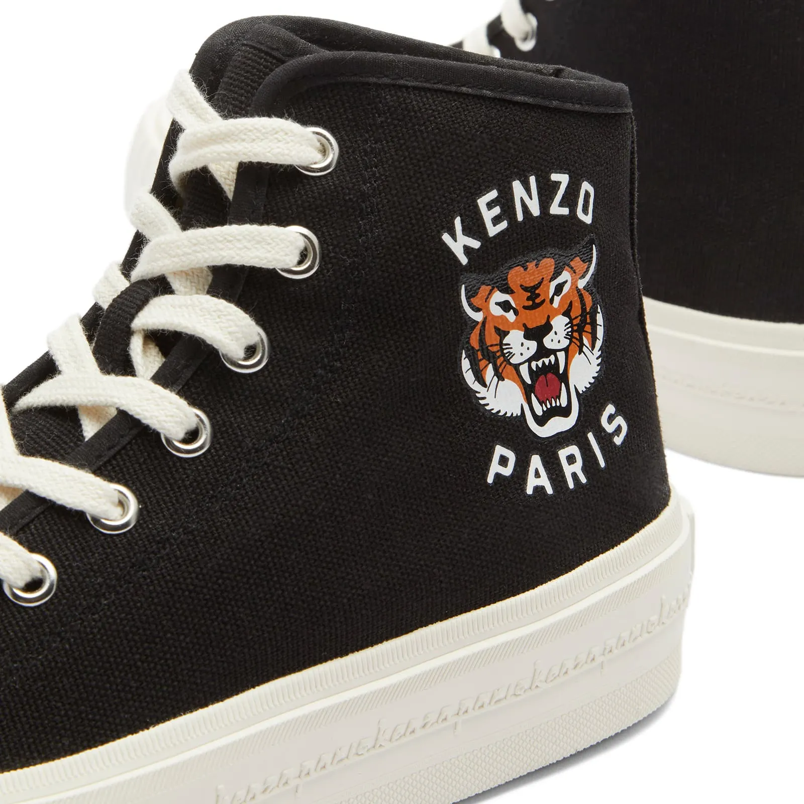 Kenzo High Top Canvas sneakers, black