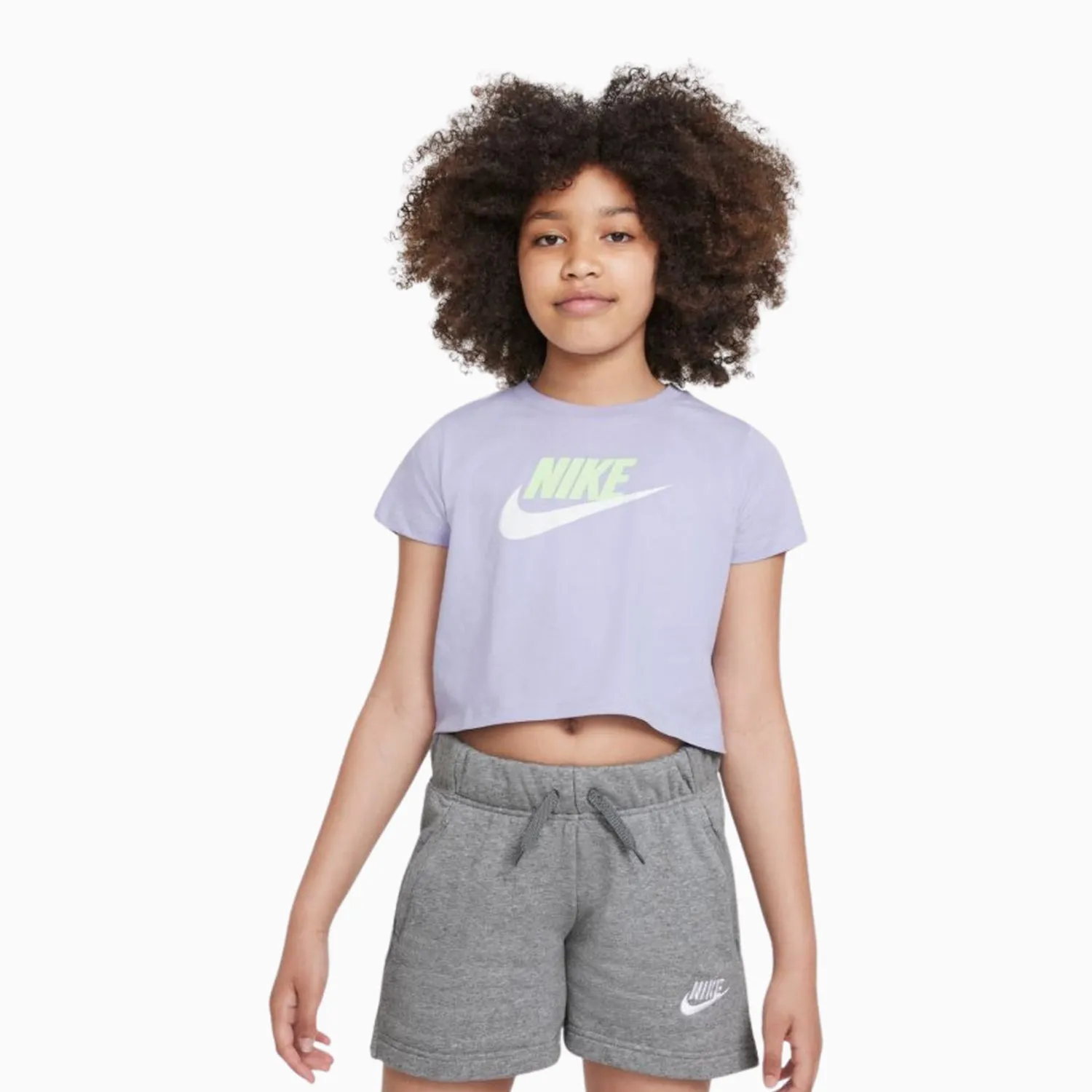 Kid's Sportswear Cropped T-Shirt