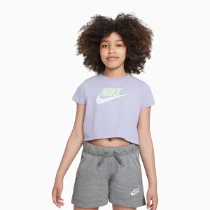 Kid's Sportswear Cropped T-Shirt