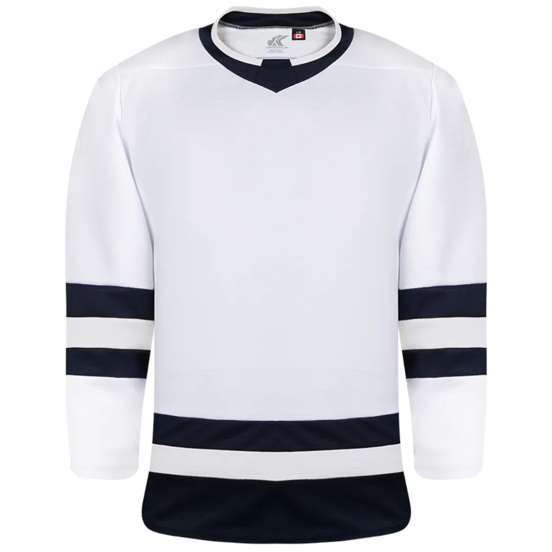 Kobe K3GLI White/Black Premium League Hockey Jersey