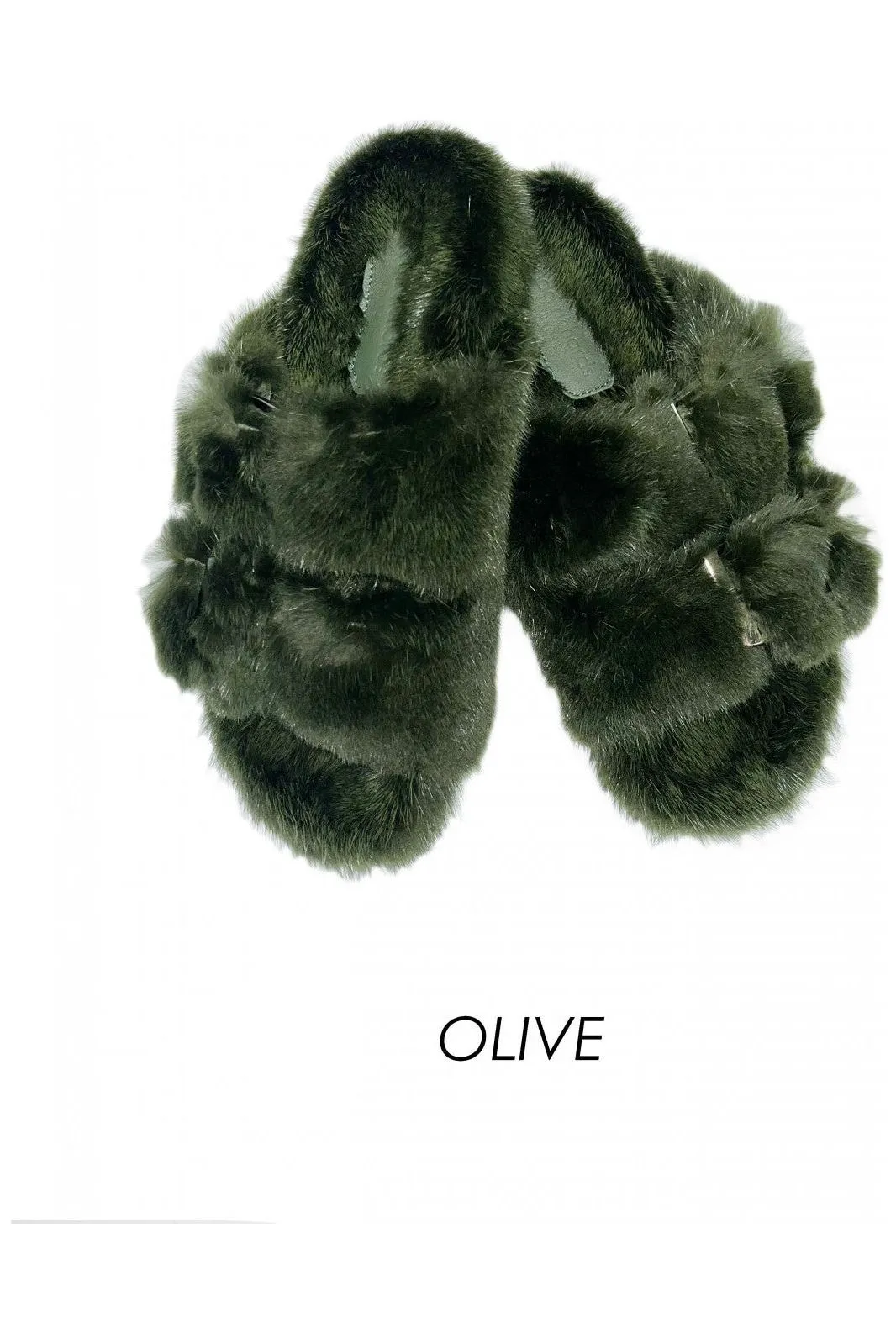 Linda Richards Mink Slide MKS-01 | Olive Green