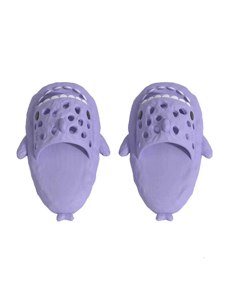 Men'S Skull Shark Slippers