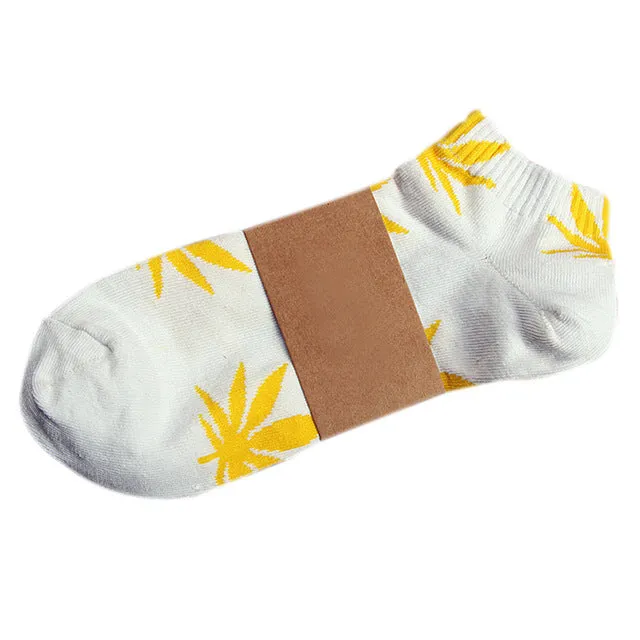 Men's Socks Weed Socks For Men Women Cotton Short Fashion Male 3D Sock