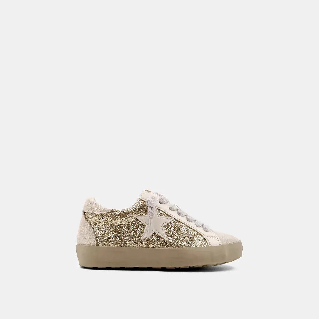 Paula Sneakers Mommy   Me (gold glitter)