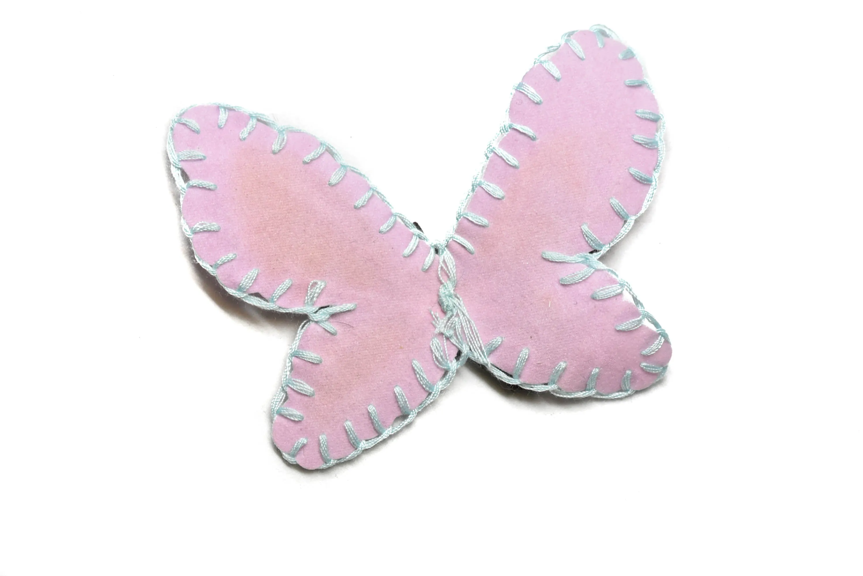 Pink and Brown Butterfly Sew-on Applique | Monarch Pink and Brown Butterfly Sew-on Applique (1 Piece)