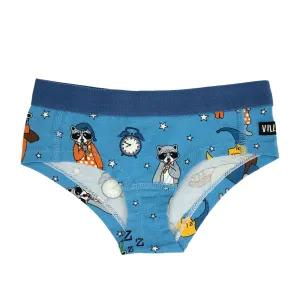 Raccoon Briefs - Ocean - 1 Left Size 10-12 years