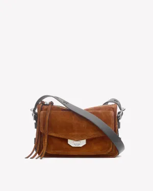 Rag & Bone- Small Field Messenger Tan Suede