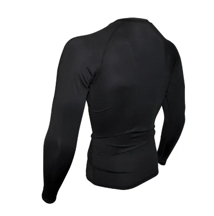 Rashguard Men: black long sleeve