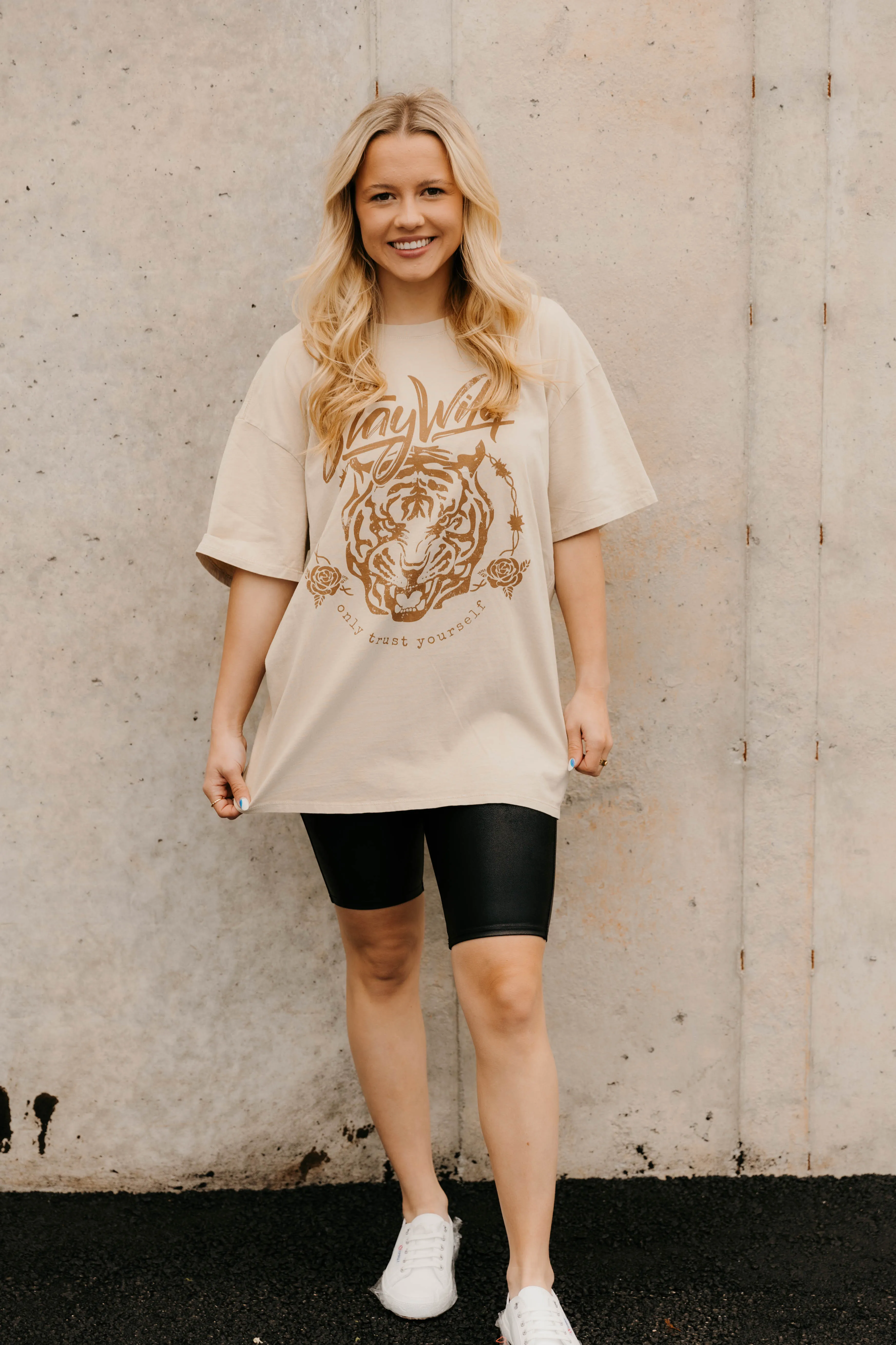 Stay Wild Oversized Graphic Tee